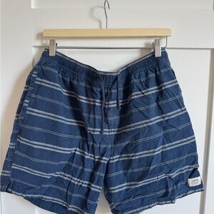 Katin Navy and White Striped Shorts